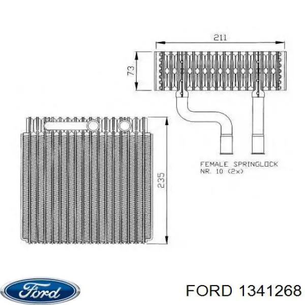 Pedał przyspieszenia (gazu) Ford 1341268 cena, od 92,86 USD