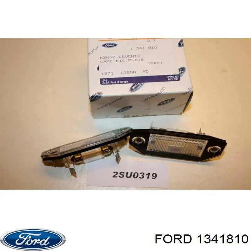 Do koszyka 1341810 Ford Lampa oświetlenia tylnej tablicy rejestracyjnej