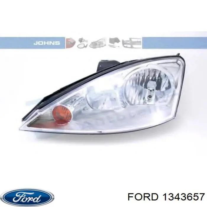 1343657 Ford Reflektor lewy