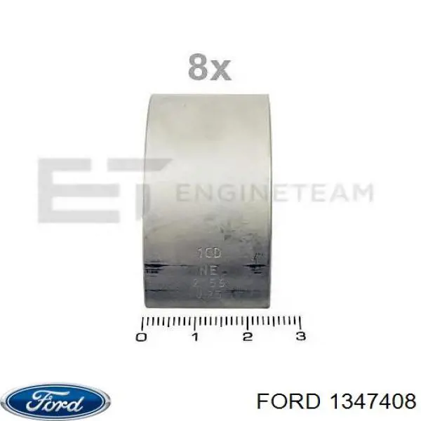 Panewki korbowodowe wału korbowego, zestaw, standardowe (STD) Ford 1347408 cena, od 14,27 USD