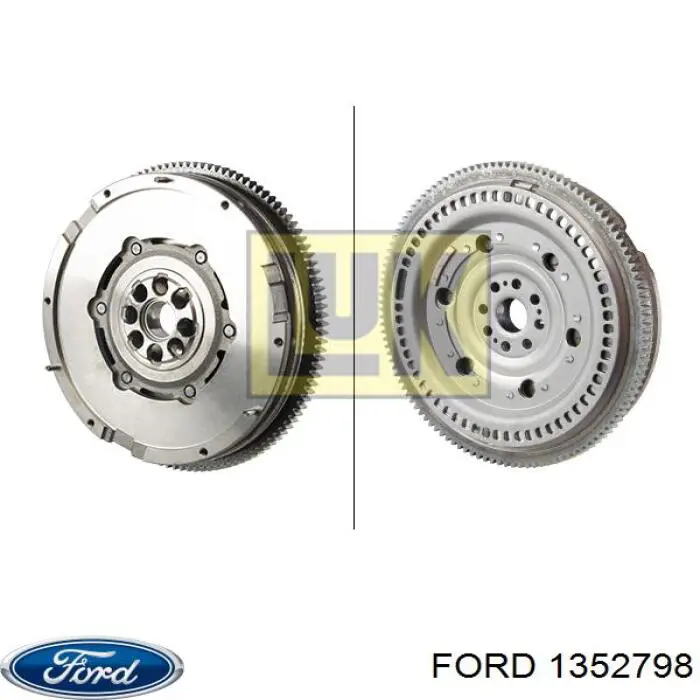 Do koszyka 1352798 Ford Koło zamachowe silnika