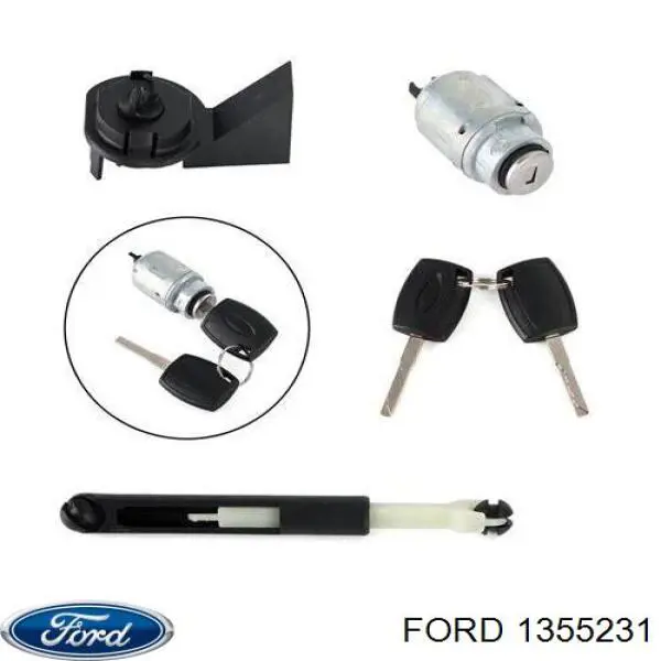 Do koszyka 1355231 Ford Cylinder zamka maski