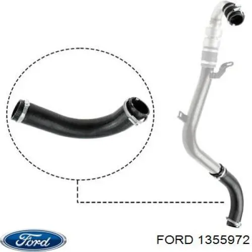 1355972 Ford Przewód (króciec) intercoolera