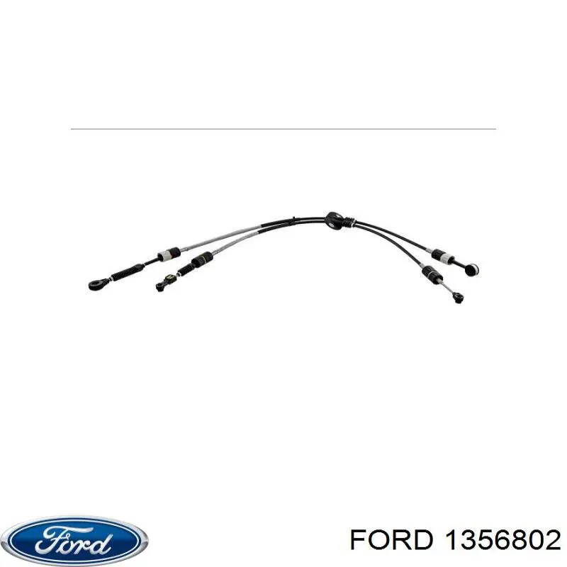 1356802 Ford Linka dźwigni zmiany biegów podwójna