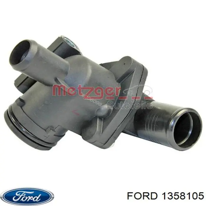 Do koszyka 1358105 Ford Obudowa termostatu