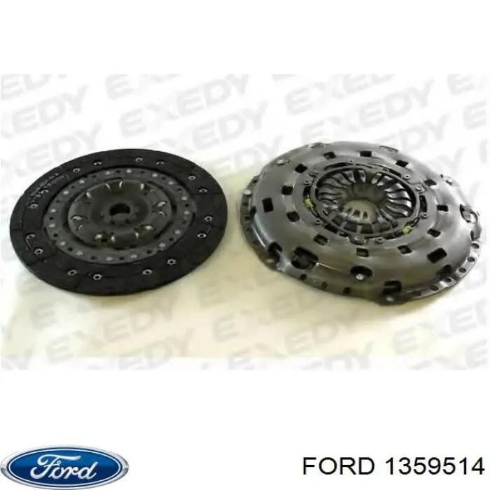 Do koszyka 1359514 Ford Zestaw sprzęgła (3 części)