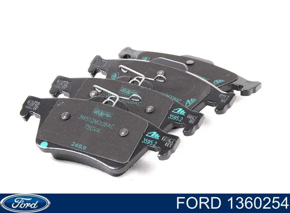 Okładziny (klocki) do hamulców tarczowych tylne Ford 1360254 cena, od 22,39 USD