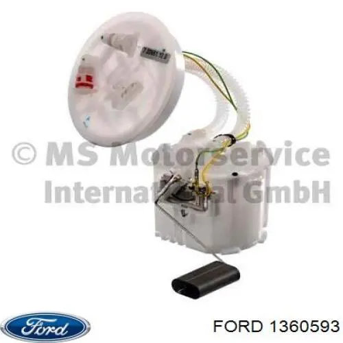 Moduł pompy paliwowej z czujnikiem poziomu paliwa Ford 1360593