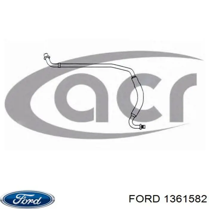 Przewód klimatyzacji, od chłodnicy do osuszacza Ford 1361582 cena, od 28,79 USD