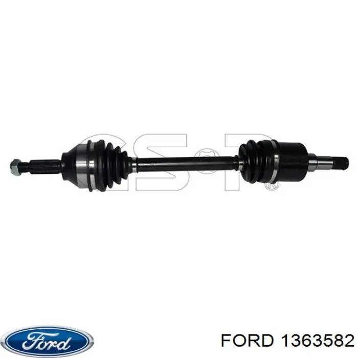 1359016 Ford półoś napędowa przednia lewa