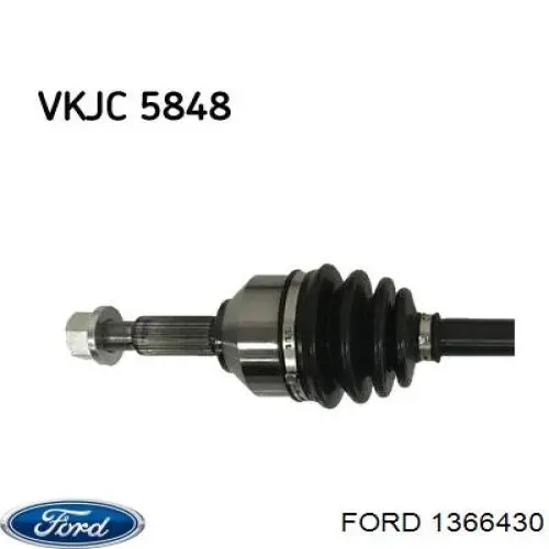 Półoś napędowa przednia prawa Ford 1366430 cena, od 77,80 USD