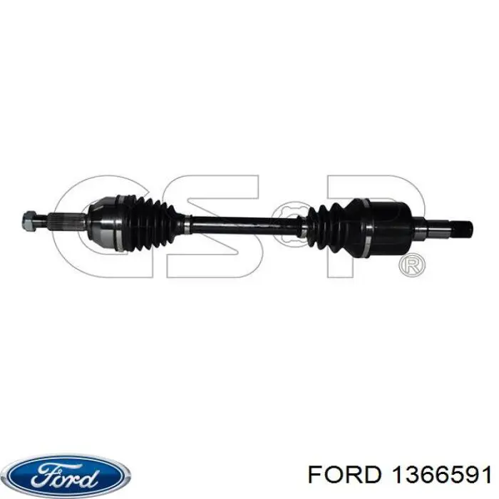 1366591 Ford półoś napędowa przednia lewa