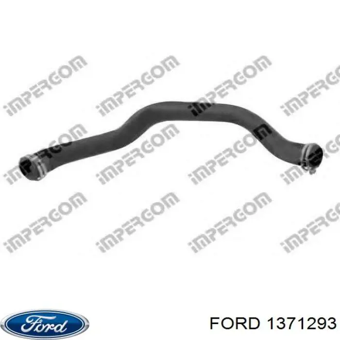 1371293 Ford Przewód (króciec) chłodnicy górny