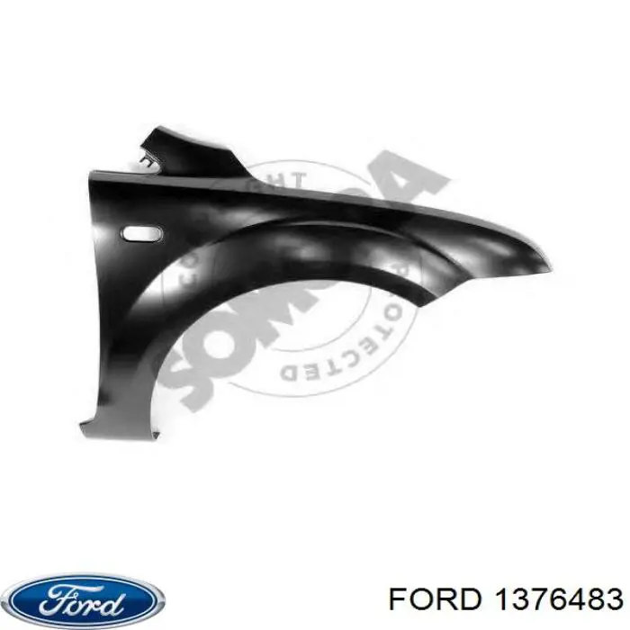 Błotnik przedni prawy Ford 1376483 cena, od 76,83 USD