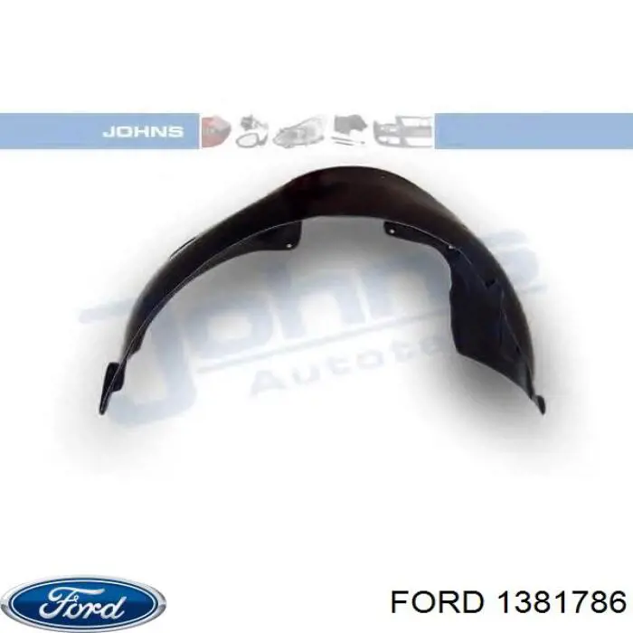 Nadkole błotnika przedniego prawe Ford 1381786 cena, od 28,10 USD