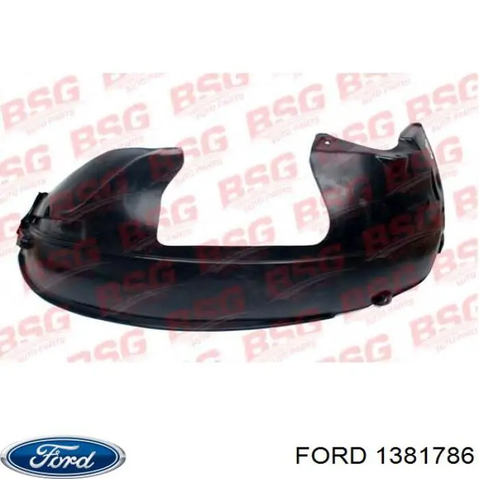Do koszyka 1381786 Ford Nadkole błotnika przedniego prawe