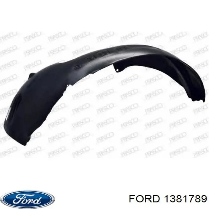 Do koszyka 1381789 Ford Nadkole błotnika przedniego lewe