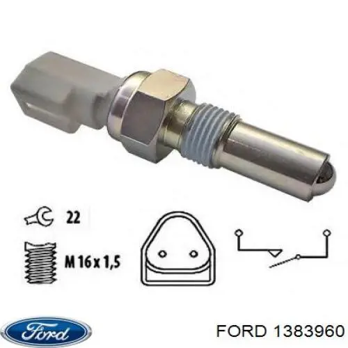 Do koszyka 1383960 Ford Czujnik włączania światła cofania