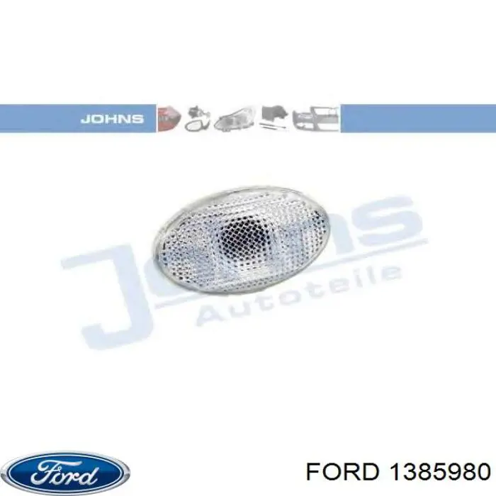 Powtarzacz kierunkowskazu na błotniku 1385980 Ford
