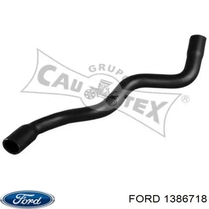 1386718 Ford Przewód (króciec) chłodnicy górny