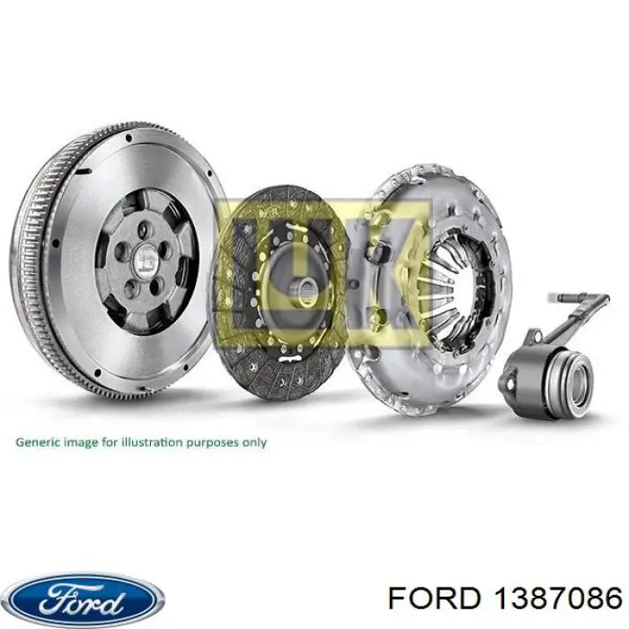 Zestaw sprzęgła (3 części) Ford 1387086 cena, od 132,80 USD