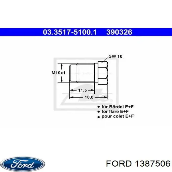 Przekaźnik ogrzewania szyby tylnej Ford 1387506 cena, od 10,64 USD