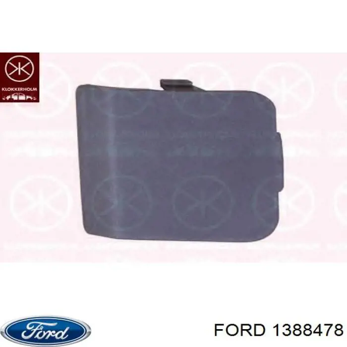Zaślepka haku holowniczego zderzaka przednia Ford 1388478 cena, od 13,11 USD