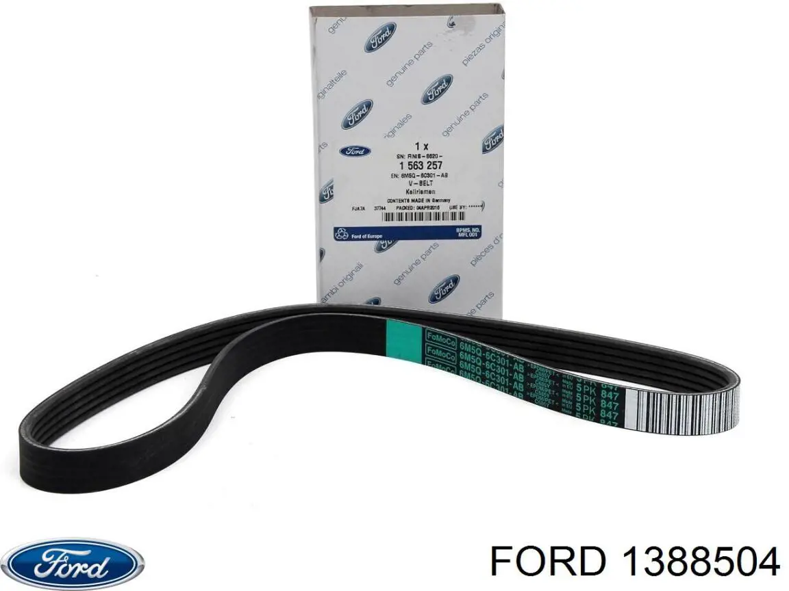 1388504 Ford Pompa chłodząca wodna