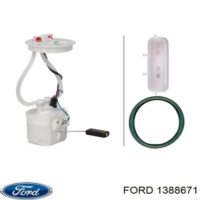 Do koszyka 1388671 Ford Moduł pompy paliwowej z czujnikiem poziomu paliwa