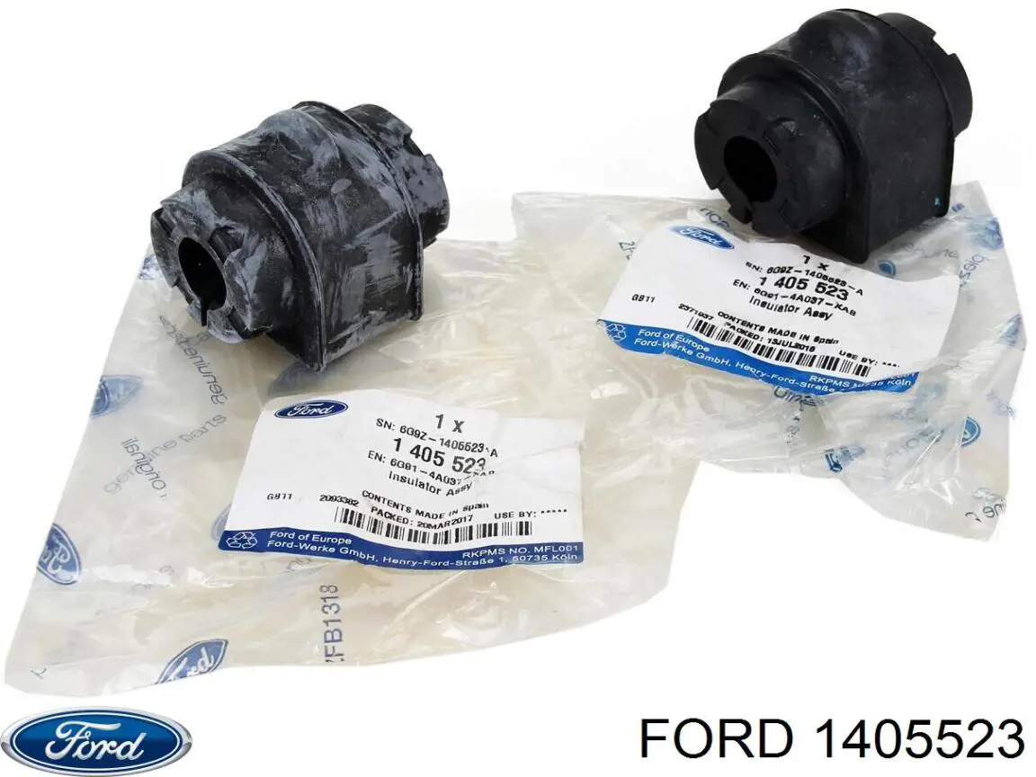 Do koszyka 1405523 Ford Tuleja stabilizatora tylnego