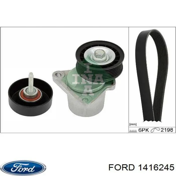 Pas napędowy mechanizmów Ford 1416245 cena, od 23,05 USD