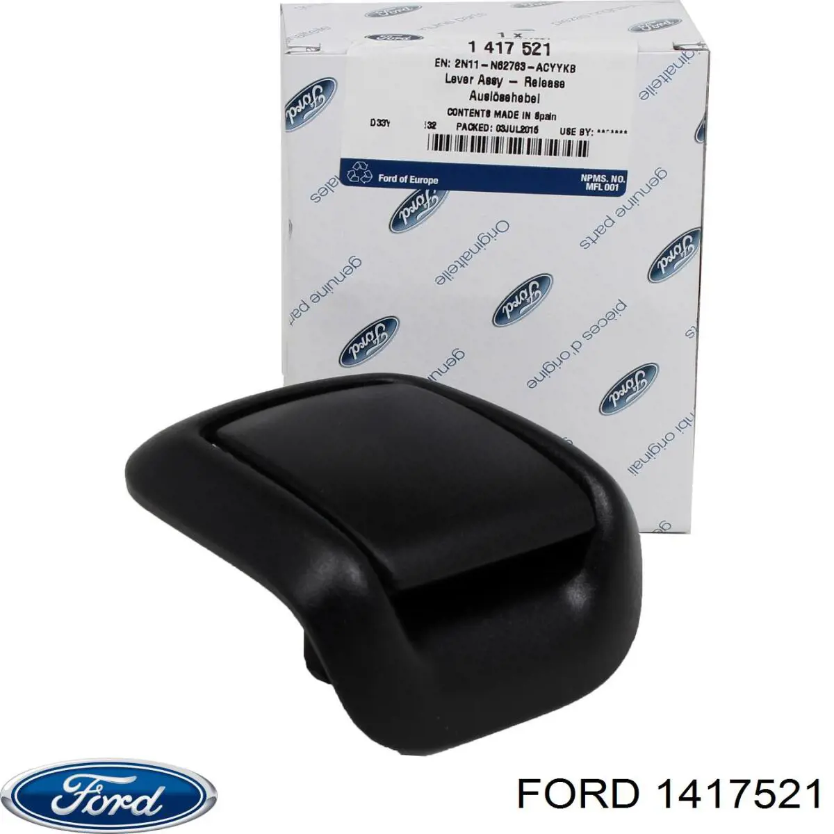 Uchwyt do opuszczania oparcia przedniego siedzenia Ford 1417521 cena, od 9,63 USD