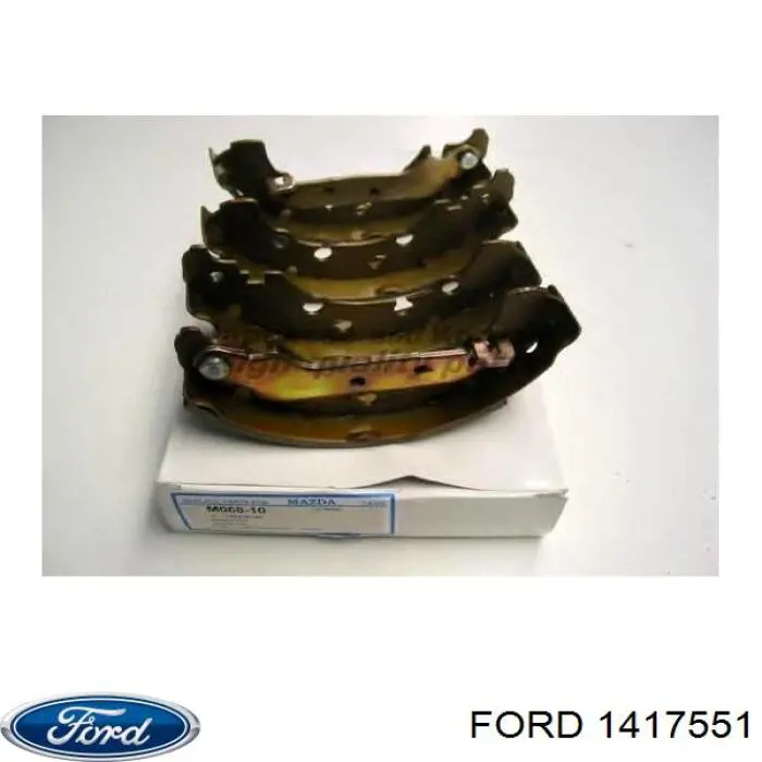 Klocki hamulcowe tylne bębnowe Ford 1417551 cena, od 23,47 USD