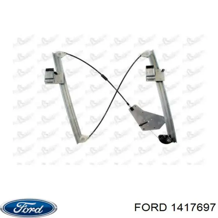 Mechanizm podnoszenia szyby drzwi przednich prawych Ford 1417697 cena, od 47,59 USD
