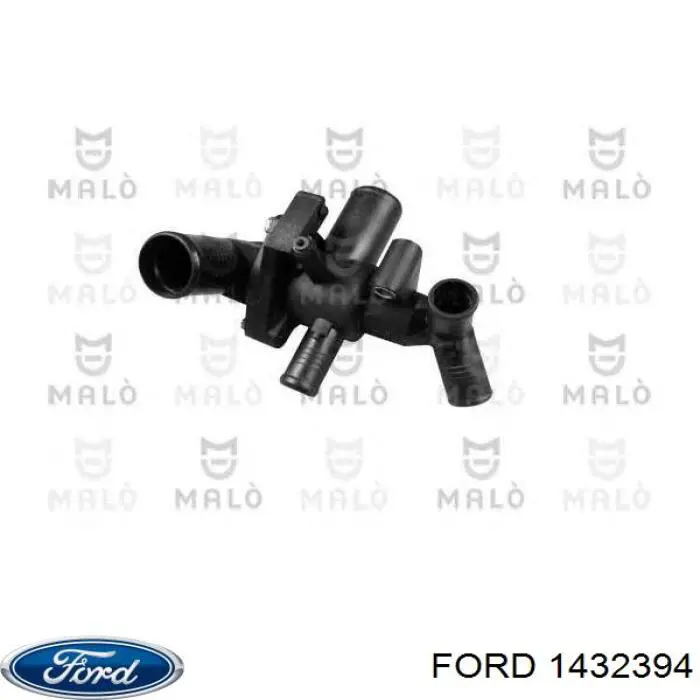 Do koszyka 1432394 Ford Obudowa termostatu