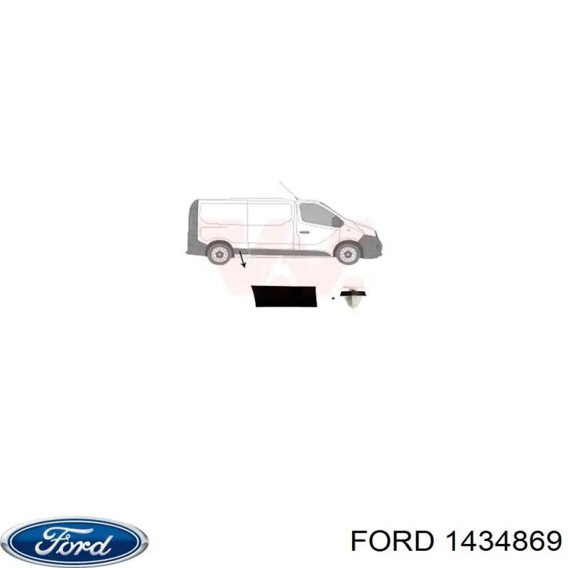 1434869 Ford Kolektor wydechowy