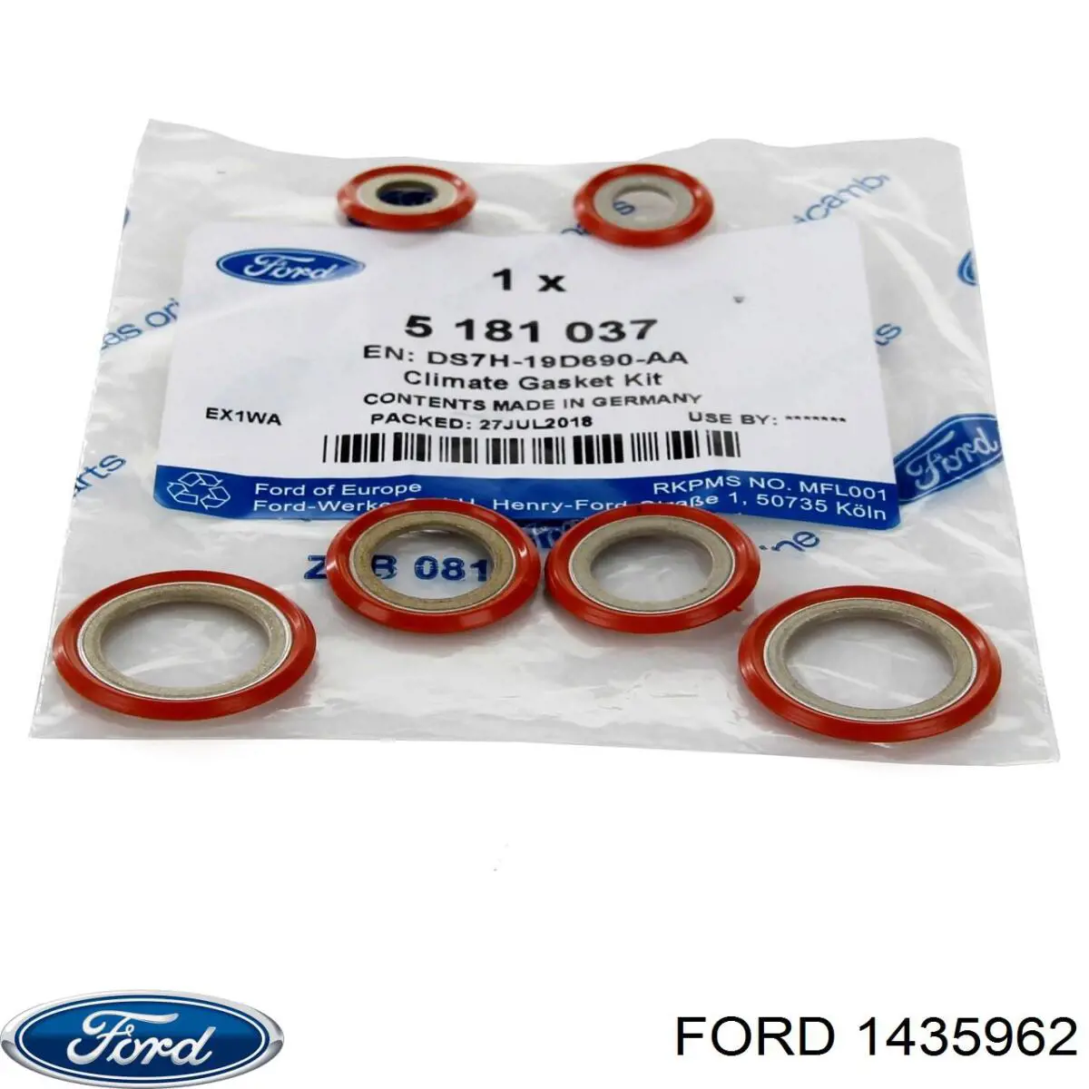 Do koszyka 1435962 Ford Belka chłodnicy dolna
