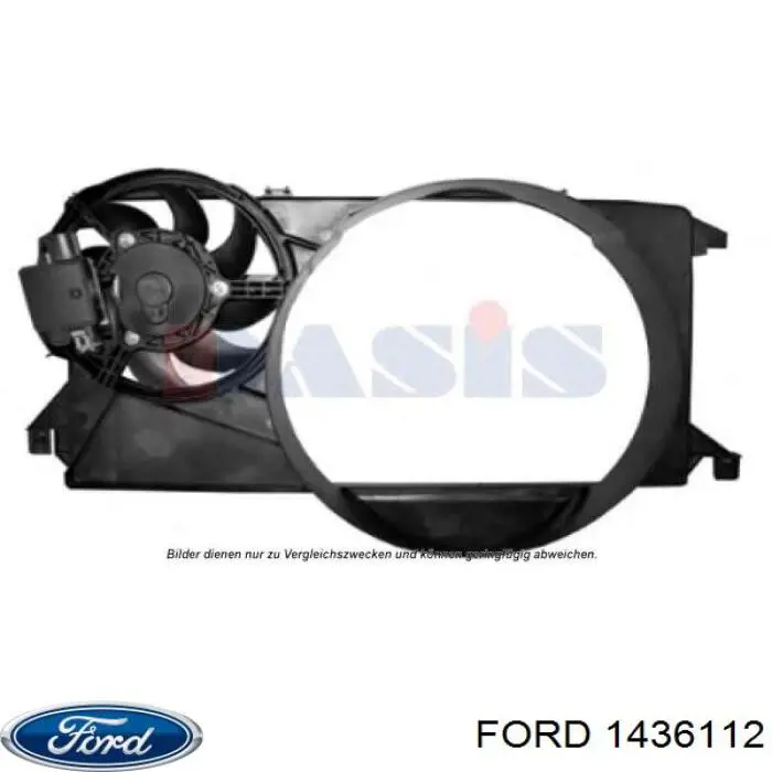 Dyfuzor chłodnicy, w komplecie z silnikiem i wirnikiem Ford 1436112 cena, od 102,15 USD