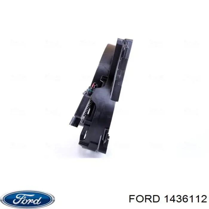Do koszyka 1436112 Ford Dyfuzor chłodnicy, w komplecie z silnikiem i wirnikiem