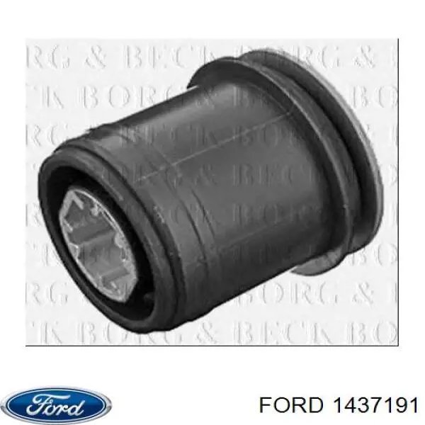 Do koszyka 1437191 Ford Silentblock tylnej belki