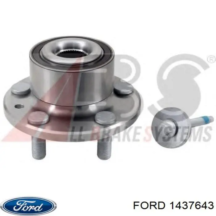 Piasta przednia 1437643 Ford