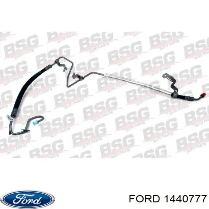 Przewód hydraulicznego układu wspomagania wysokiego ciśnienia, od pompy do maglownicy (mechanizmu) Ford 1440777 cena, od 105,94 USD