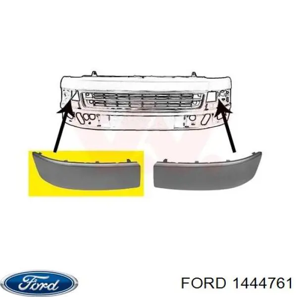 Zderzak przedni Ford 1444761 cena, od 578,61 USD