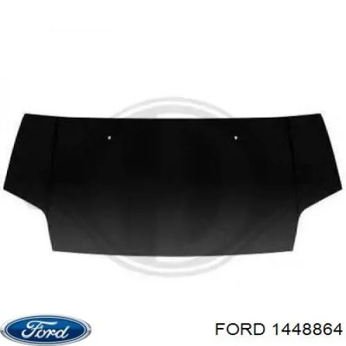 Do koszyka Maska silnika Ford Connect TOURNEO PU2