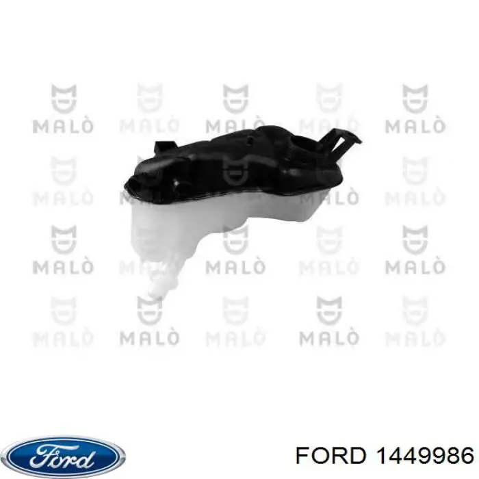 Do koszyka 6G918K218AD Ford Zbiorniczek wyrównawczy układu chłodzenia