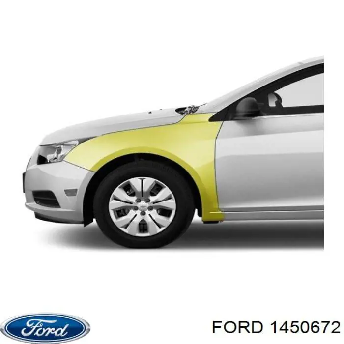 1450672 Ford Błotnik przedni lewy