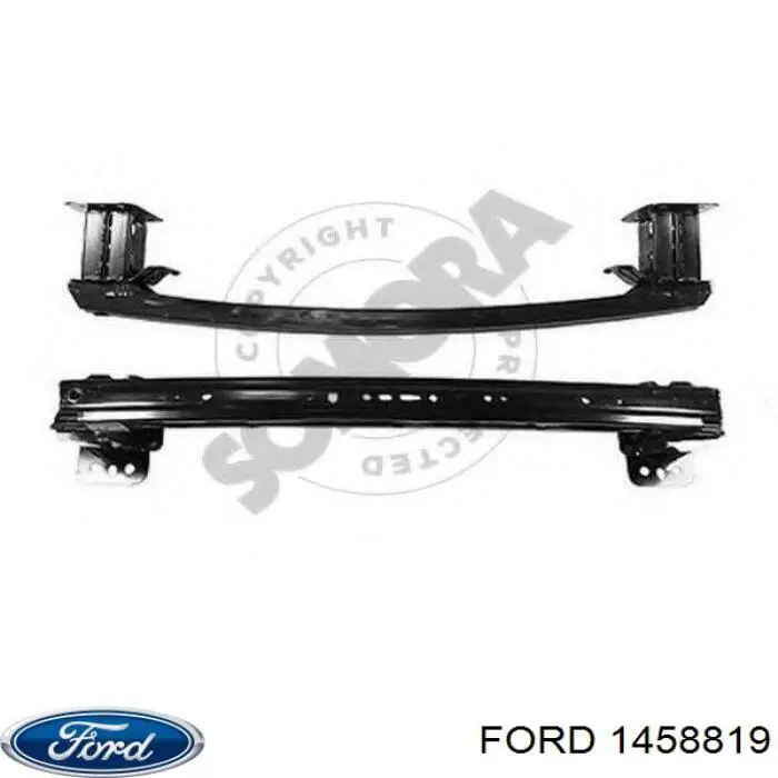 1458819 Ford Wzmocnienie zderzaka przedniego