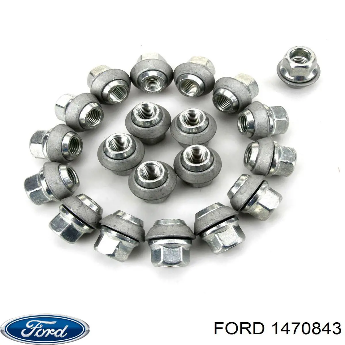 Do koszyka 1470843 Ford Nakrętka koła