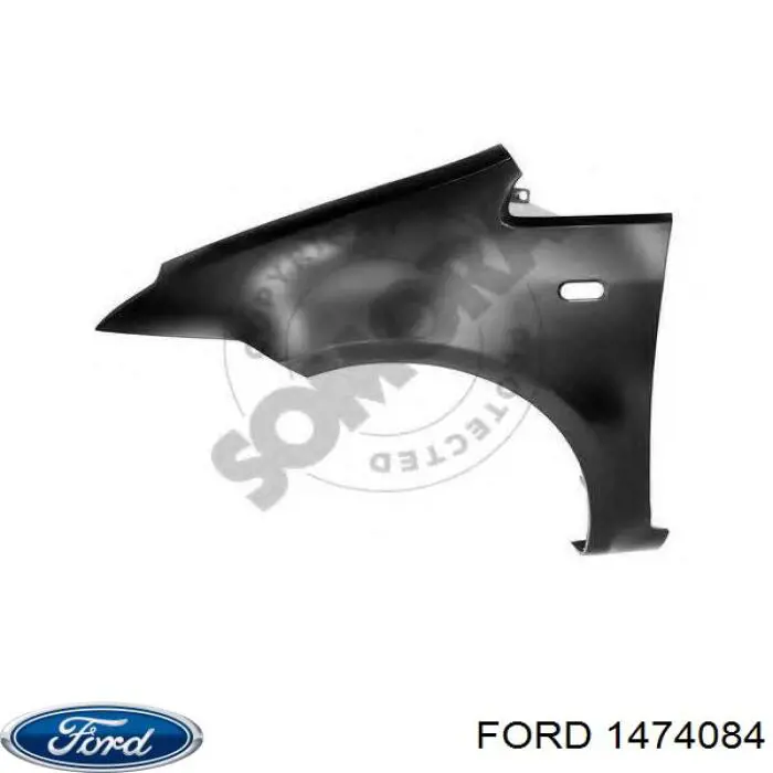 Do koszyka 1474084 Ford Błotnik przedni lewy