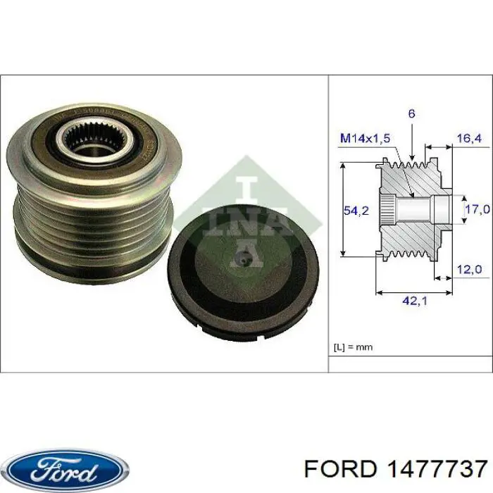 1477737 Ford Alternator